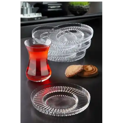 Rayan Cam Çay Tabak