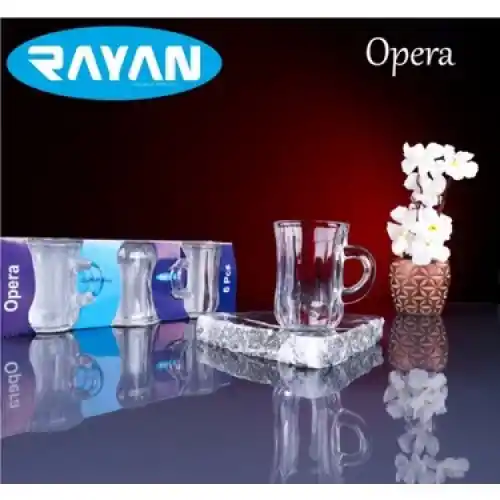 Rayan Opera 6lı Kulplu Bardak