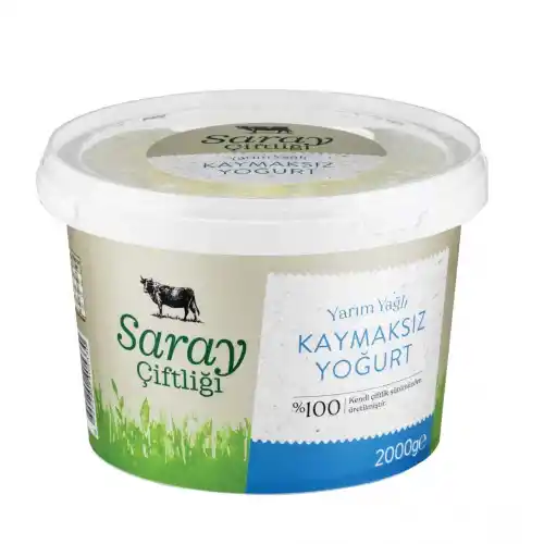 Saray Çiftliği Kaymaklı Yoğurt 2000gr