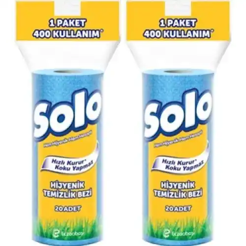 Solo Hijyenik Temizlik Bezi Paket 2li