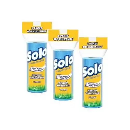 Solo Hijyenik Temizlik Bezi Paket 3lü