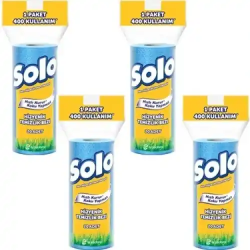 Solo Hijyenik Temizlik Bezi Paket 4lü