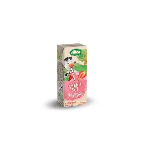 Sütaş Çilekli Süt 180 Ml