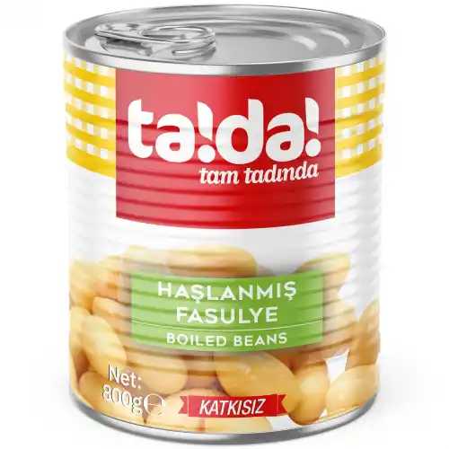 Tada Haşlanmış Fasulye 800gr