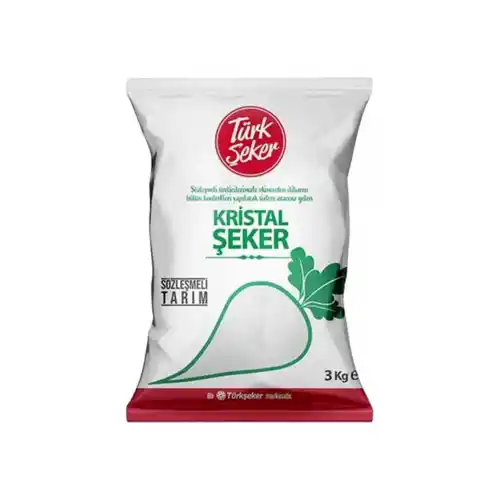 Türk Şeker Kristal Şeker 3 Kg