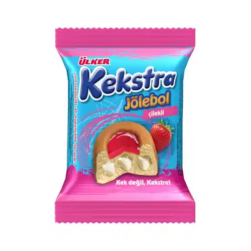 Ülker Kekstra Jölebol Kek Çilekli 30 Gr Koli 24Lü