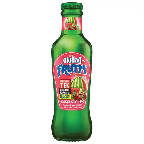 Uludağ Frutti Karpuz-çilek 200ml Cam Şişe