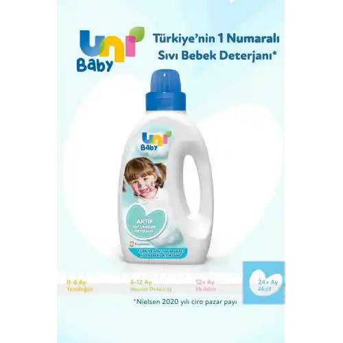 Unibaby Sıvı Çamaşır Deterjanı 1500ml Aktif