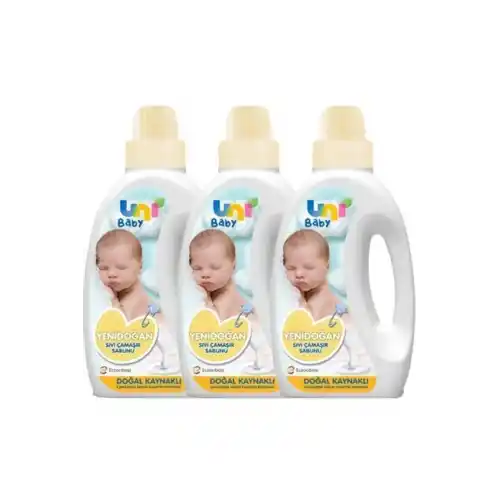 Unibaby Sıvı Deterjan 1500 Ml Yenidoğan Paket 3lü