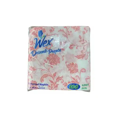 Wex 30-30 Peçete Desenli 100lü