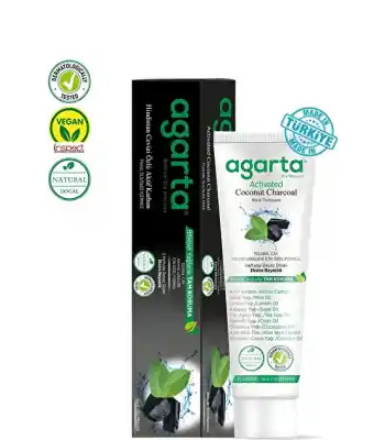 Agarta Doğal Diş Macunu Aktif Karbonlu 100 Ml