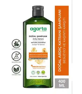 Agarta Doğal Şampuan Ardıç Katranı-kretin 400 Ml