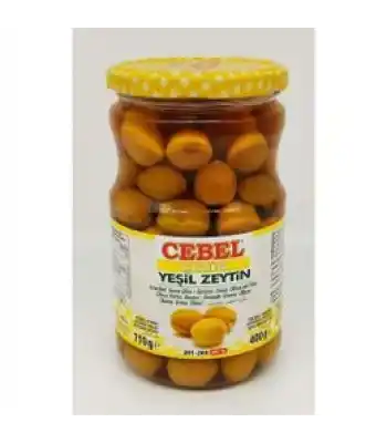 Cebel Yeşil Çizik Zeytin Cam 400 Gr