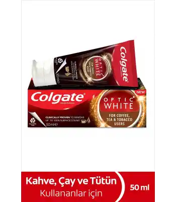 Colgate 50 Ml Optic White Kahve Çay Sigara Kul.