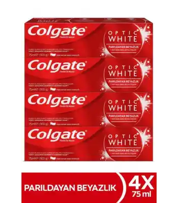Colgate Optic 50ml White Paket 6lı