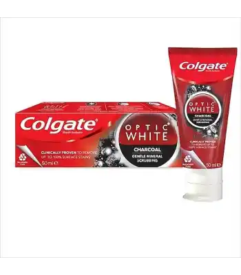 Colgate Optic White Charcoal 50+50ml