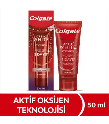 Colgate Optic White Oxygen 50ml Paket 2li 100ml FIRÇA KABI HEDİYELİ