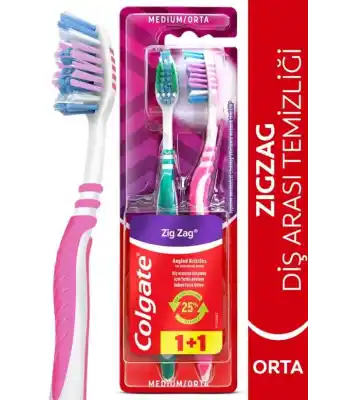 Colgate diş Fırçası Zigzag 1+1