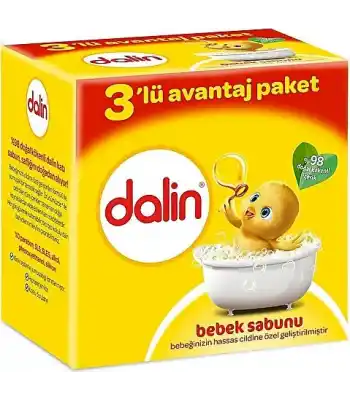 Dalin Dalin Bebe Sabun 100 Gr 3lü Paket