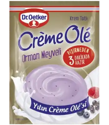 Dr.oetker Creme Ole Ormanmeyve Aromalı 110 Gr