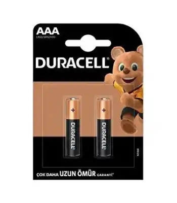 Duracell Aaa İnce Kalem Pil 2li