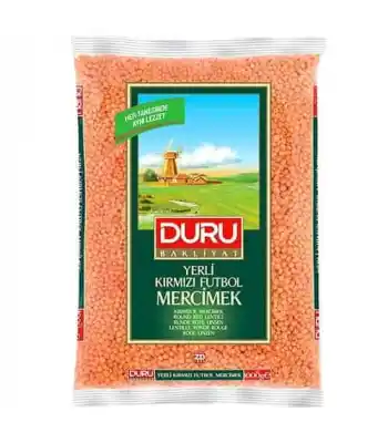 Duru Kırmızı Mercımek Futbol 1000 Gr
