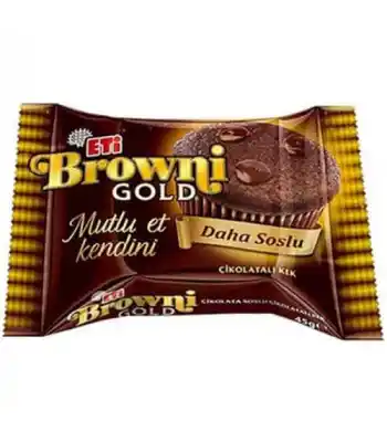 Eti Browni Gold Çikolatalı Kek 45  Gr