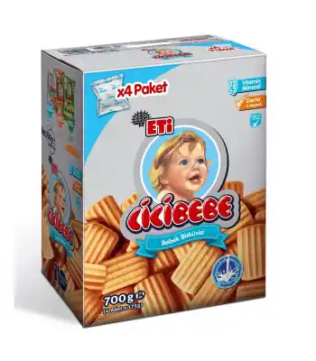 Eti Cicibebe Bisküvi 700 Gr. Kutu