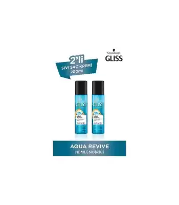 Gliss Sıvı Saç Kremi 200ml Aqua Revive Tr Paket 2li