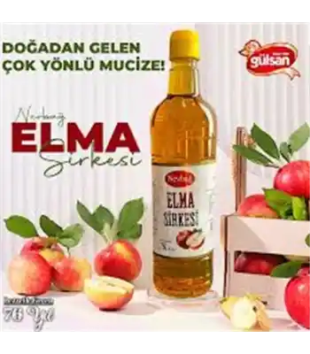 Gülsan Elma Sirkesi 1lt