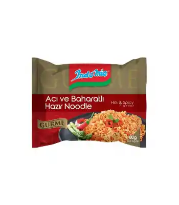Indomıe Acı Ve Baharatlı Hazır Noodle Gurme 80 Gr
