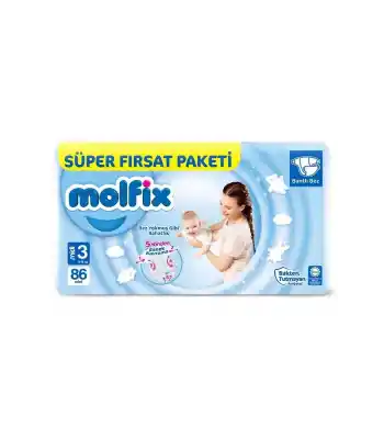 Molfix Süper Fırsat Paketi 86lı 3no 4/9