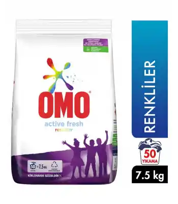 Omo Active Fresh Renkliler 7,5  Kg