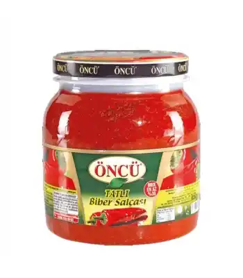 Öncü Tatlı Biber Salçası Cam Pet 1650 Gr