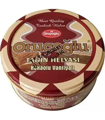 Oruçoglu Tahin Helvası Kakaolu 2000 Gr Teneke