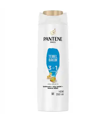 Pantene Şampuan 350ml Temel Bakım 3ü1 Arada