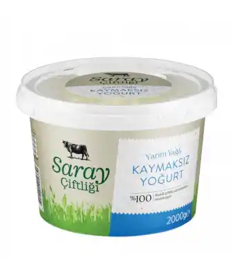 Saray Çiftliği Kaymaklı Yoğurt 2000gr