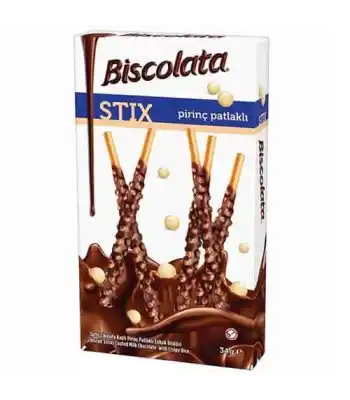 Şölen Biscolata Stıck Pirinç Patlaklı 34 Gr