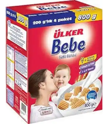 Ülker Bebe Bisküvisi 800gr (1x4) Koli 4lü