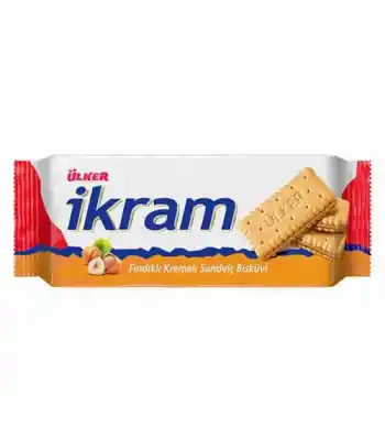 Ülker İkram Kremalı Bisküvi Fındıklı 84 Gr