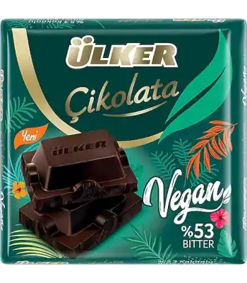 Ülker Vegan Bitter Kare 60gr