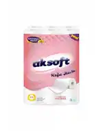 Aksoft Super Beyaz Havlu 12 Lı