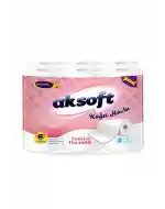 Aksoft Super Beyaz Havlu 6 Lı