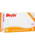Beybi Latex Eldıven Small 100lü Pudralı