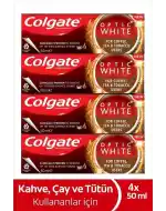 Colgate Optic White Çay-kahve-sigara 4x50 4 lü