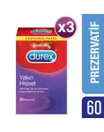 Durex 20li Yakın Hisset Paket 3lü