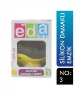 Eda Bebe Silikon Damak Emzik 2no