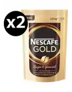 Nestle Nescafe Gold Eko Paket 200gr Paket 2li