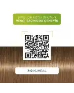 Palette Doğal Renkler Saç Boyası 7-0 Kumral 50ml