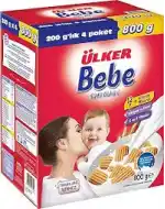 Ülker Bebe Bisküvisi 800gr (1x4) Koli 4lü
